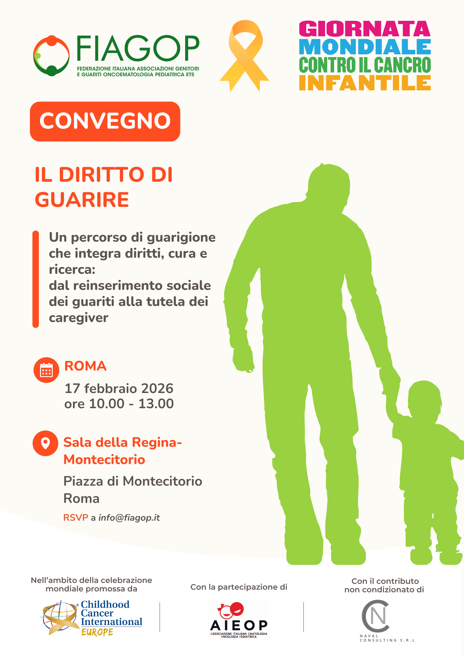 Locandina Giornata Mondiale Contro Il Cancro Infantile 2026